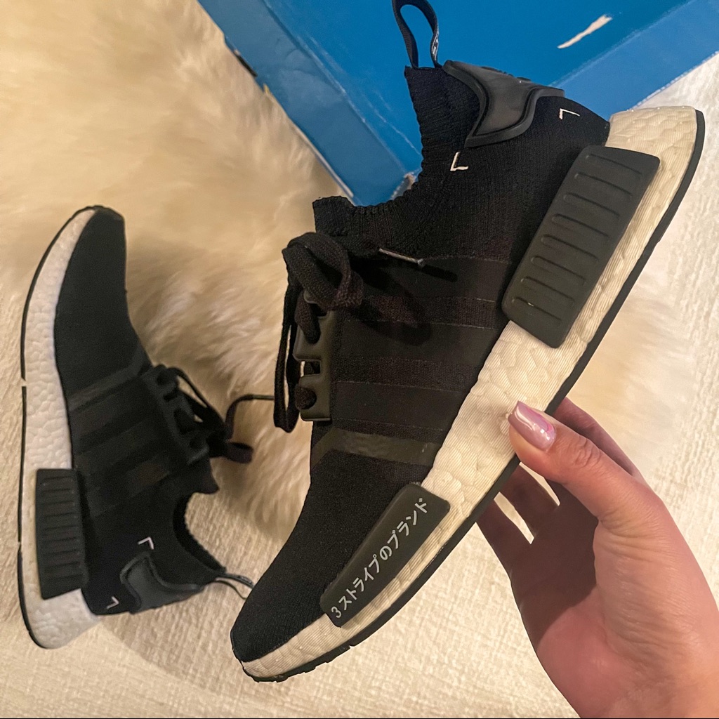 !Rare! Adidas Nmd R1 Pk Japan Black